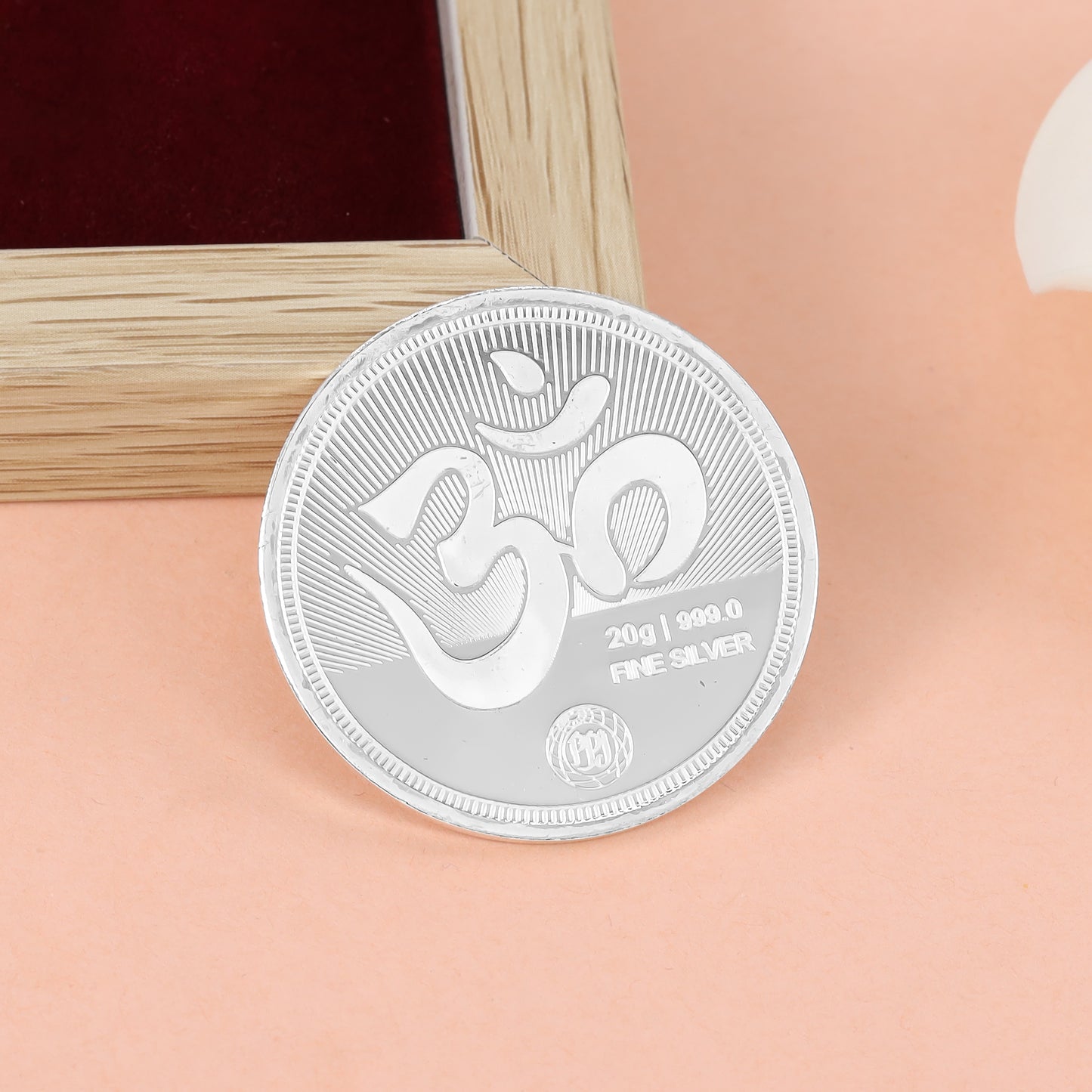 Joyful 20GM Lakshmi Ganesh Silver Coin