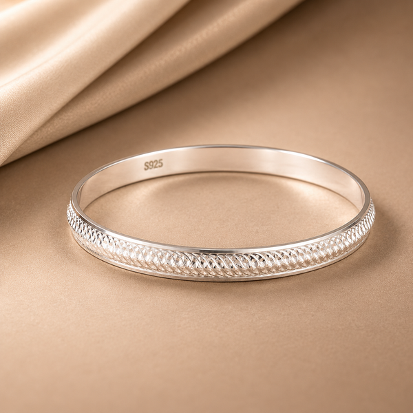 Elegance Silver Kada For Him