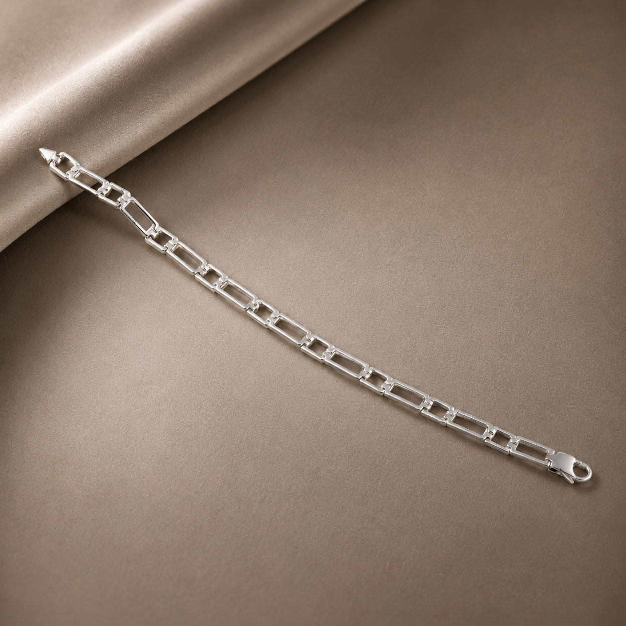 Premium Chain Silver Bracelet For Him
