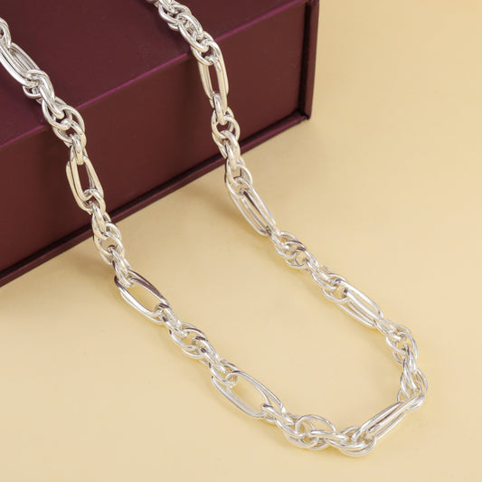 Veer Stunning Silver Chain For Him