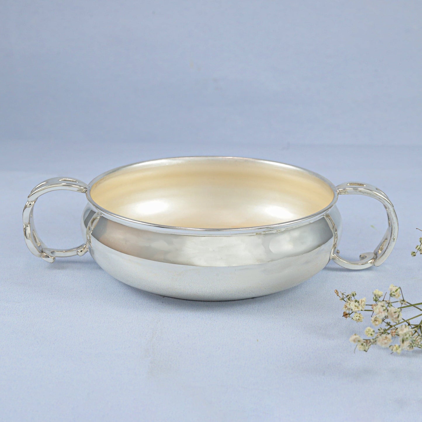 Miksha Classy Silver Bowl For Baby