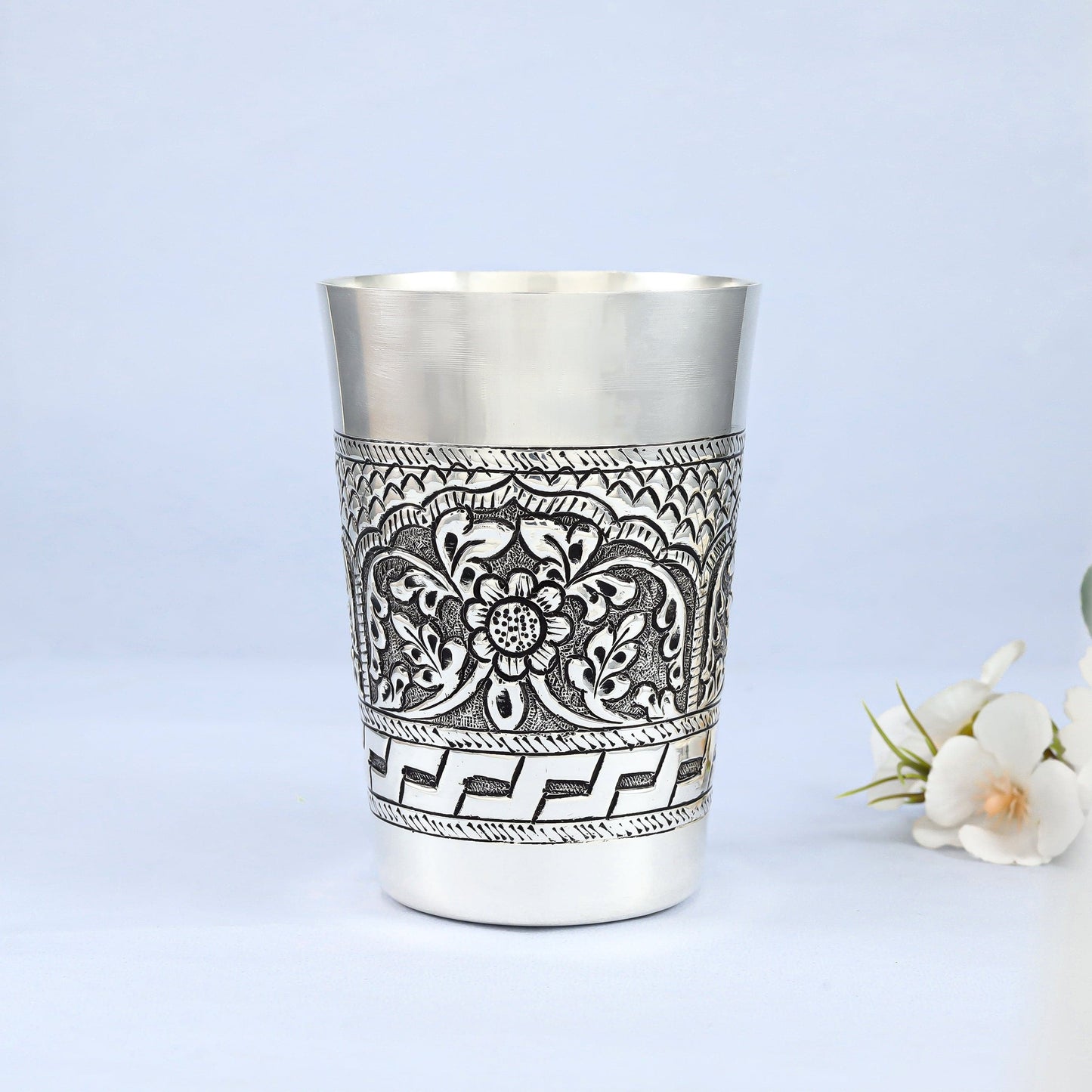 Antique Silver Glass