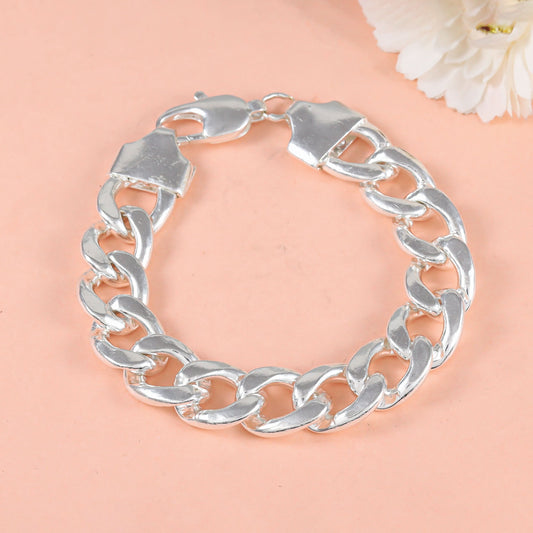 Rivan Fancy Silver Bracelet For Him