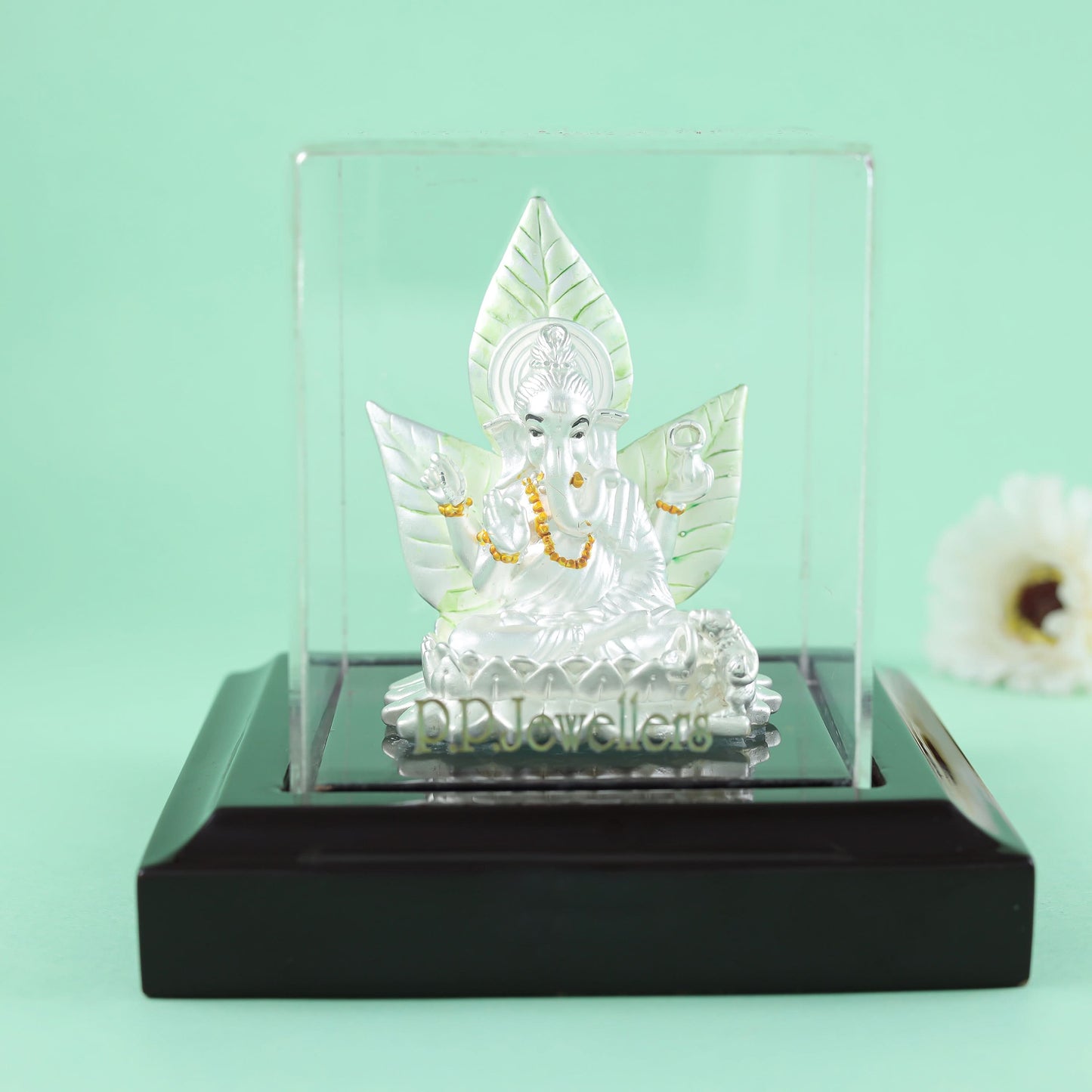 Ravishing Ganesha Silver Idol