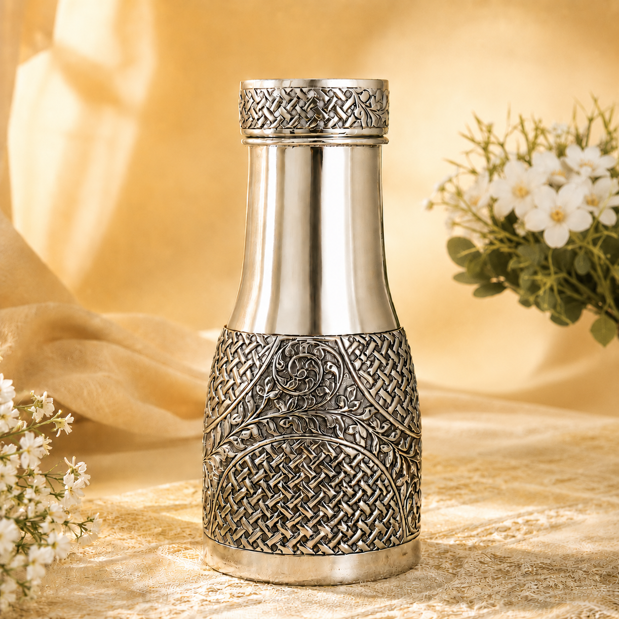 Fancy Silver Surai Set
