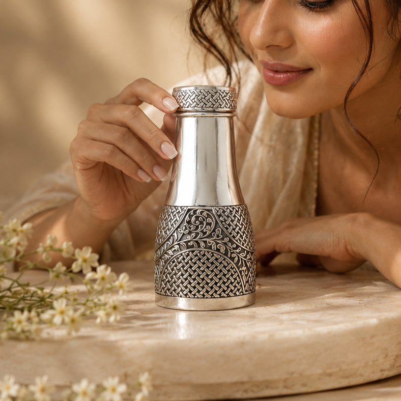 Fancy Silver Surai Set