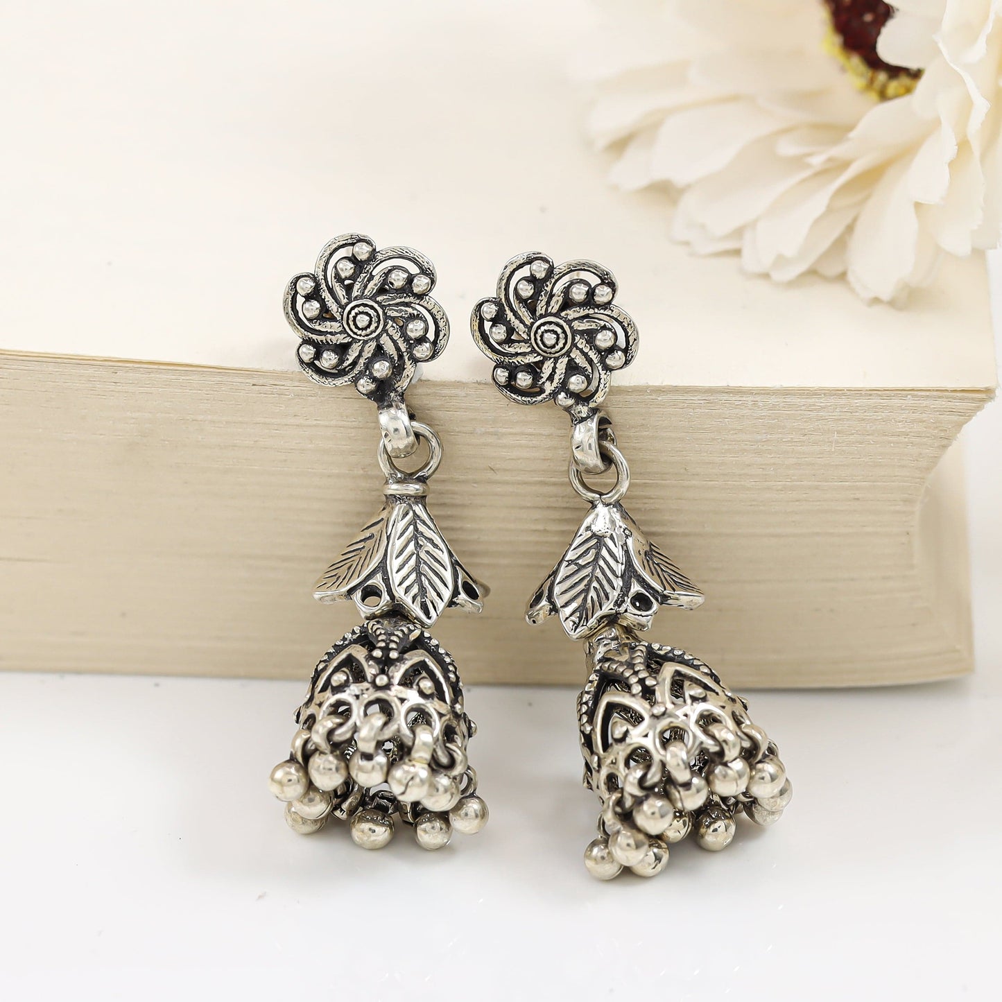 Ivani Ravishing Silver Earrings