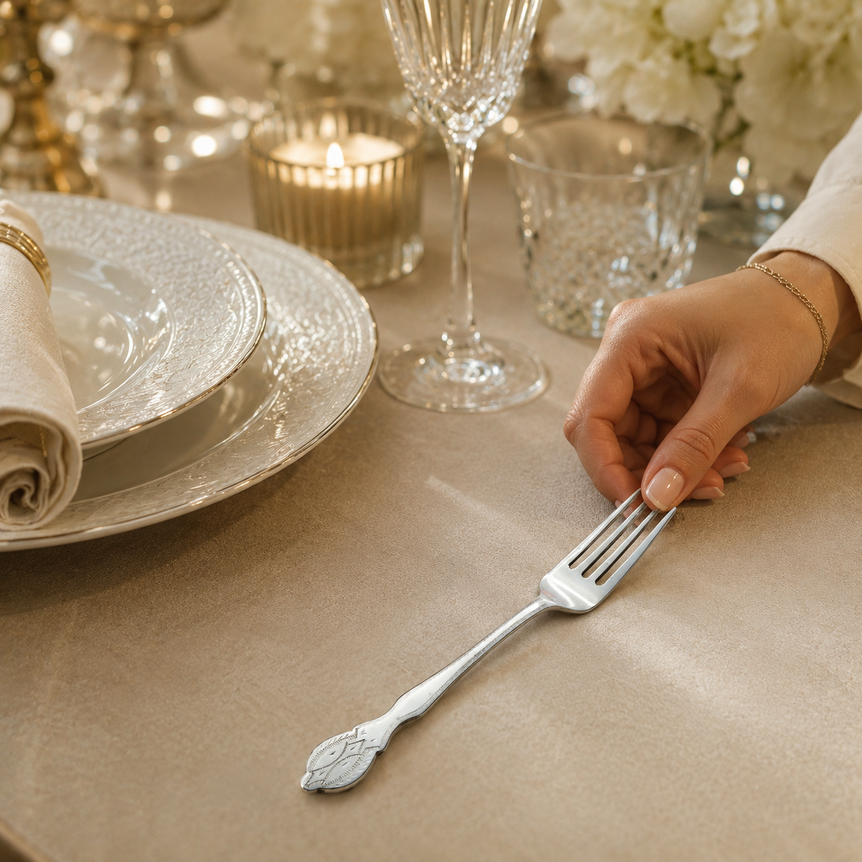 Elegant Silver Fork