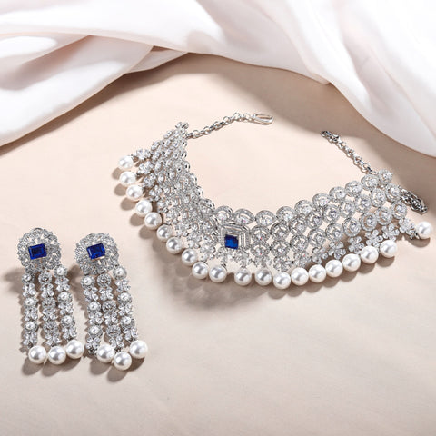 Meher Pearl Majesty Choker Set