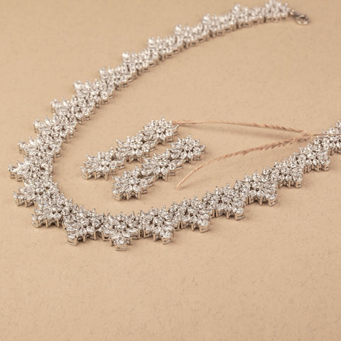 Twinkle Designer Stone Studded Necklace Set