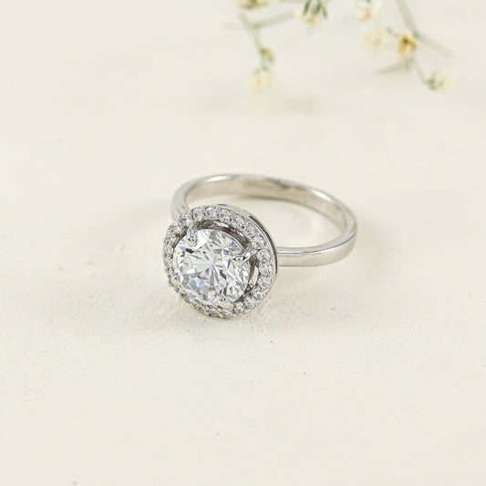 Amelia Lovely Swarovski Silver Ring