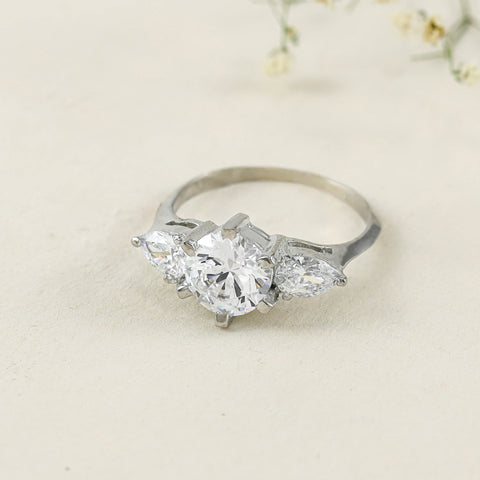 Sofia Beautiful Silver Ring