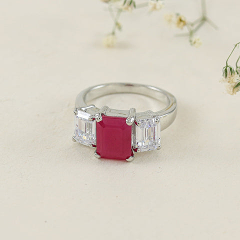 Nora Imposing Silver Ring