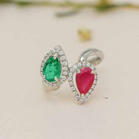 Elena Twin Flame Elegance Ring