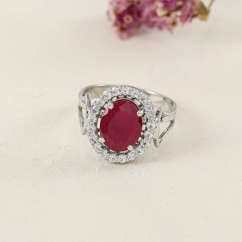 Daksha Delicate Silver Ring