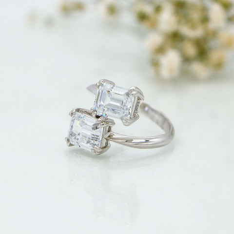 Freya Gemini Glow Silver Ring