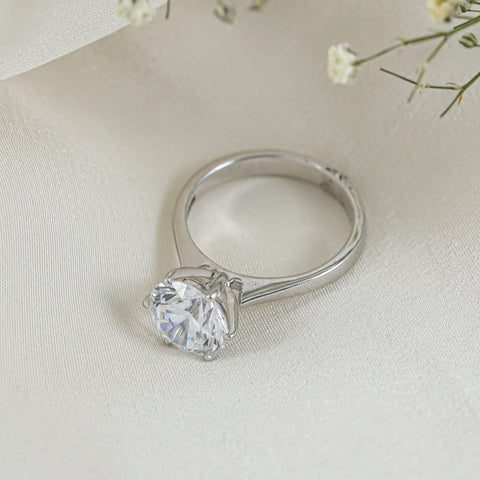 Shreya Solitaire Design Round Cut Ring