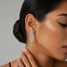 Ishita Citrine Yellow Golw Drops Earrings