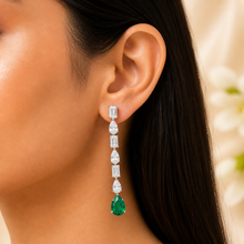 Sneha Pearl Green Radiance Earrings
