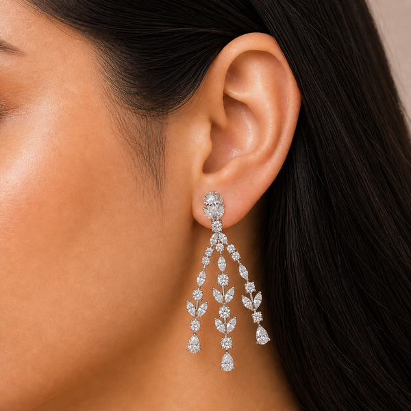 Gauri  Dangler Chandelier Earrings