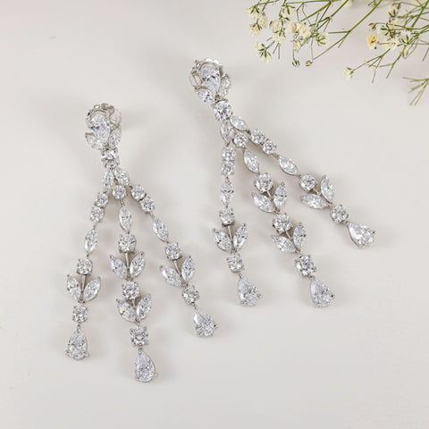 Gauri  Dangler Chandelier Earrings