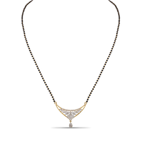 Lavika Gleaming diamond Mangalsutra
