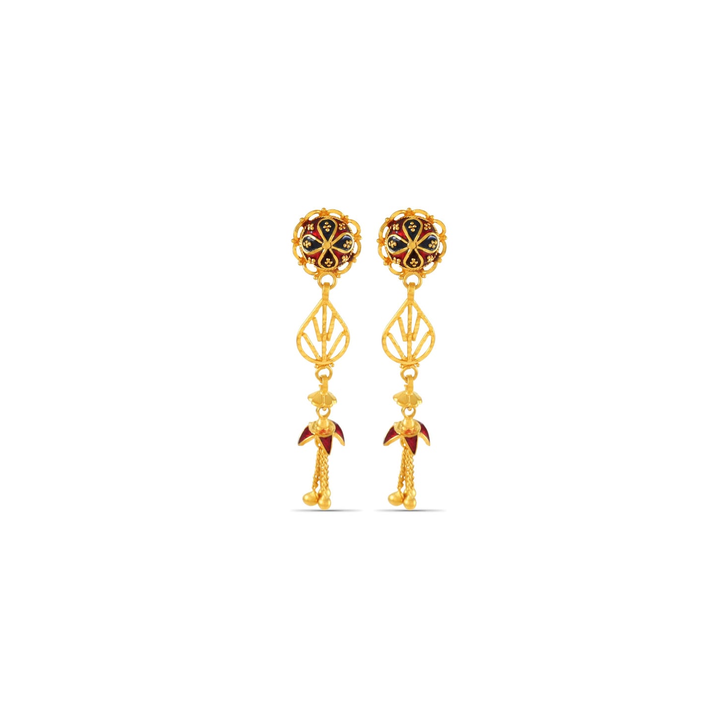 Brinda Divine Gold Earrings