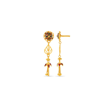 Brinda Divine Gold Earrings