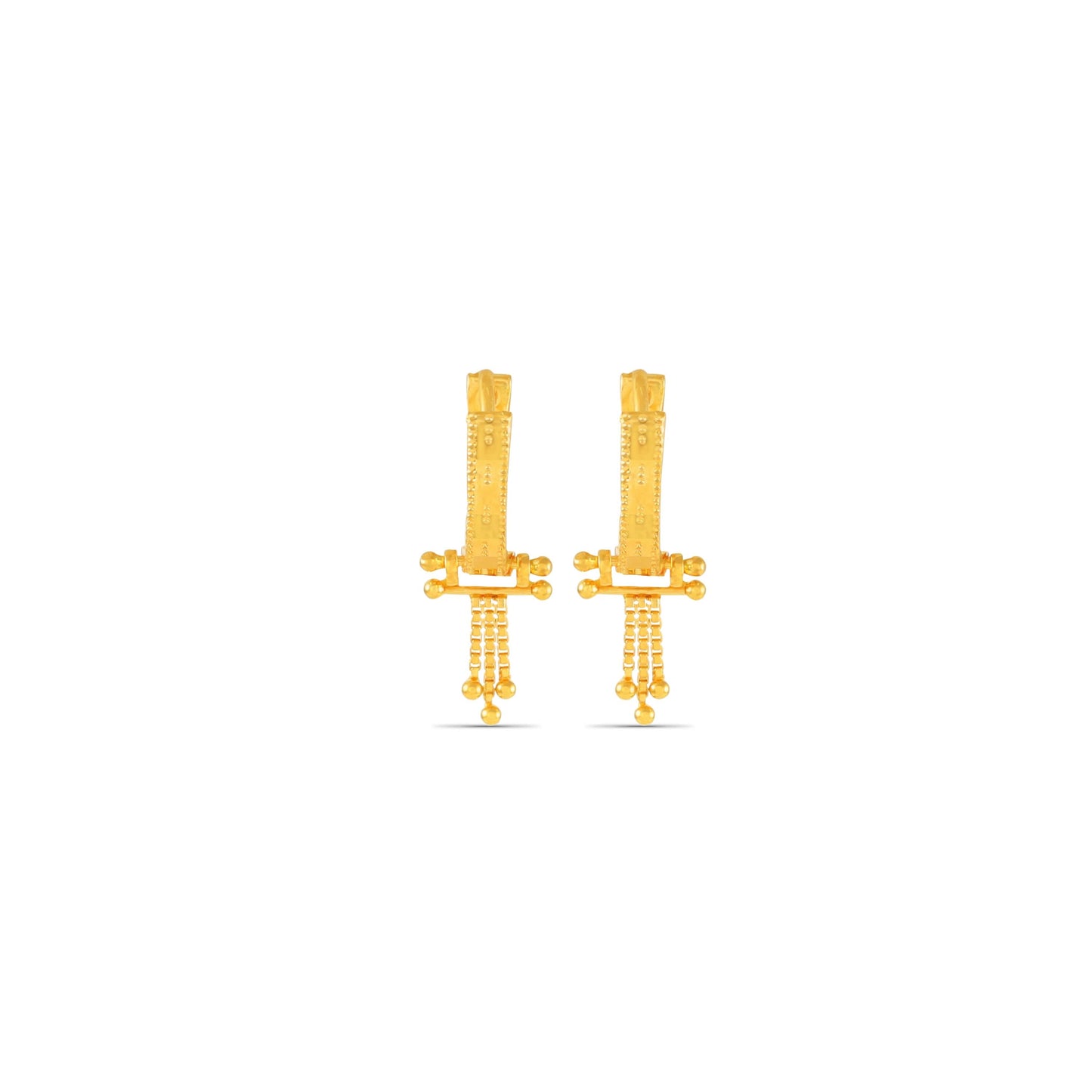 Ekani Pretty Gold Earrings