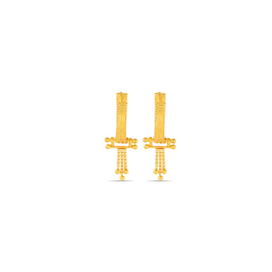 Ekani Pretty Gold Earrings