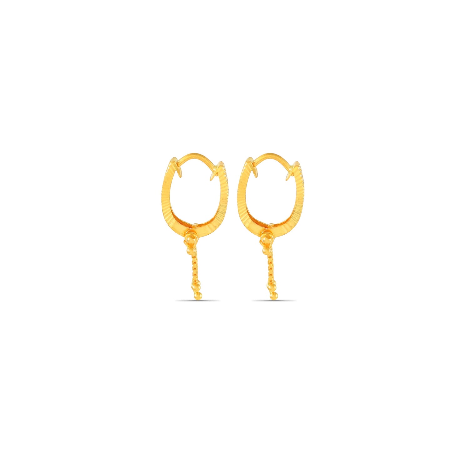 Ekani Pretty Gold Earrings