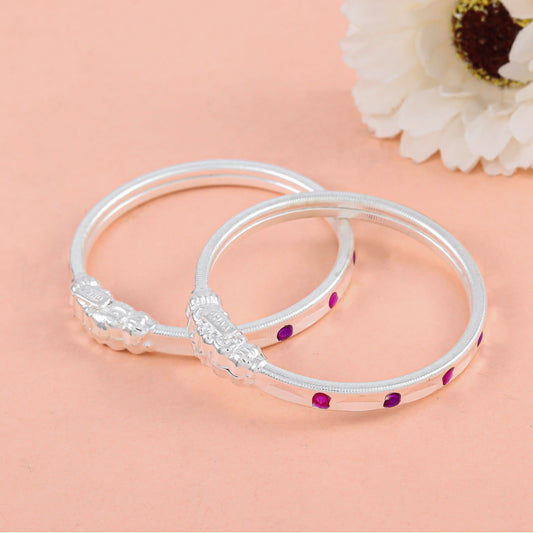 Shivika Silver Baby Bangles