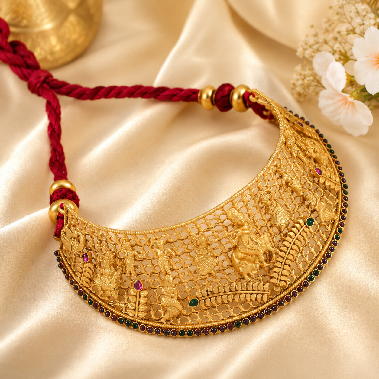 Gauri Heritage Silver Choker