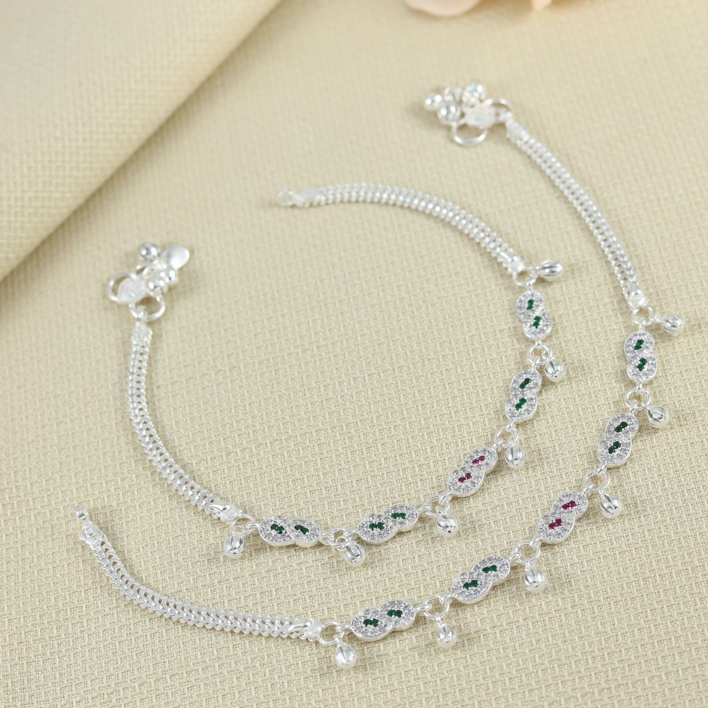 Garima Silver Anklets