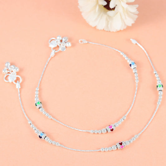 Bhumi Silver Anklets