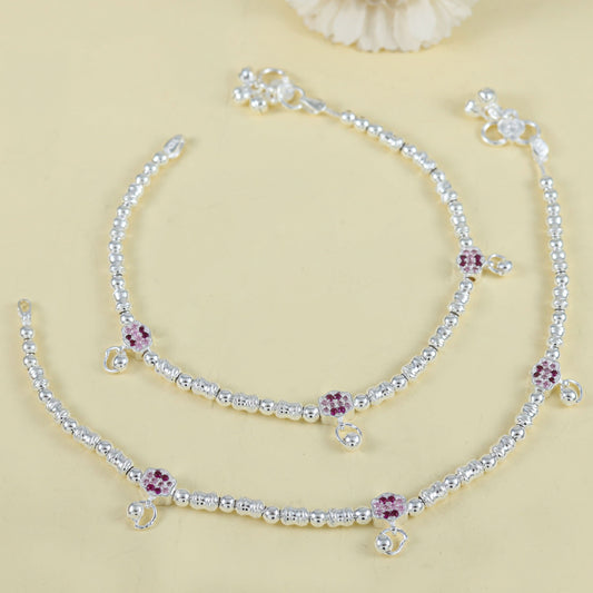 Aadhya Silver Anklets