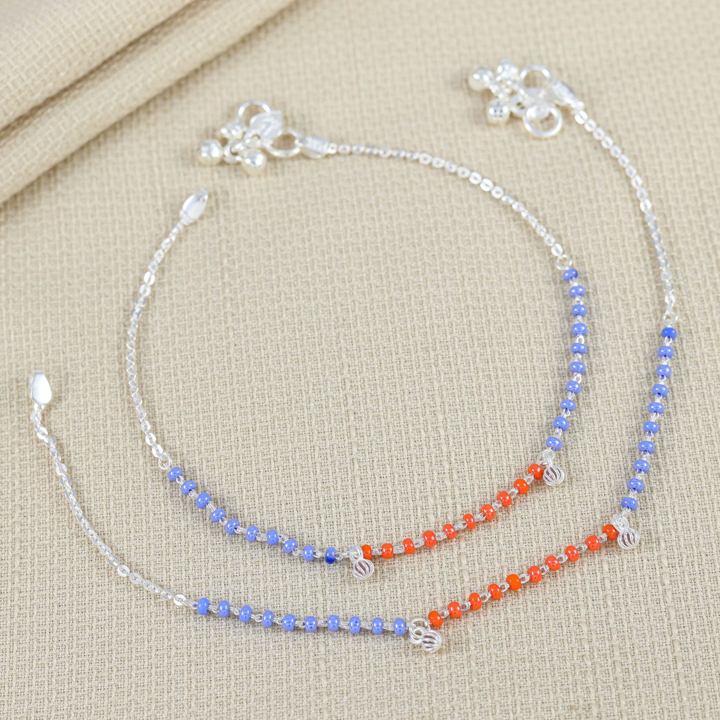 Aarya Silver Anklets