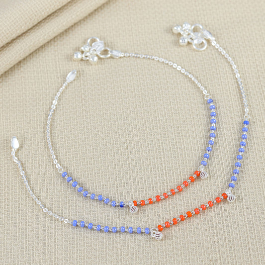 Aarya Silver Anklets