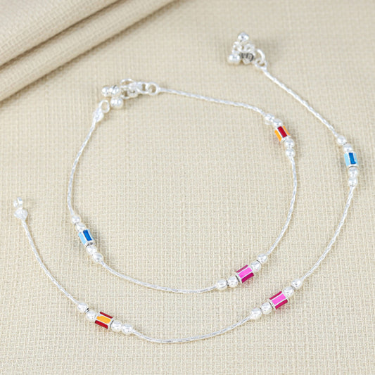 Ujjaini Silver Anklets