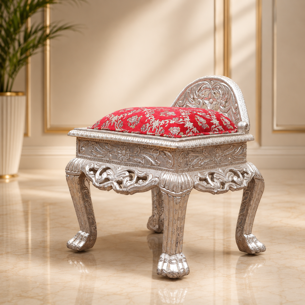 Marvelous Silver Chair