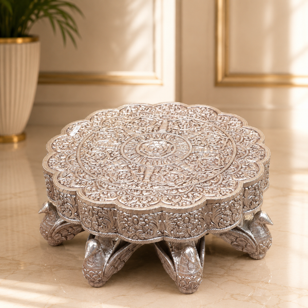 Imposing Silver Chowki