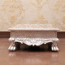 Gleaming Silver Chowki