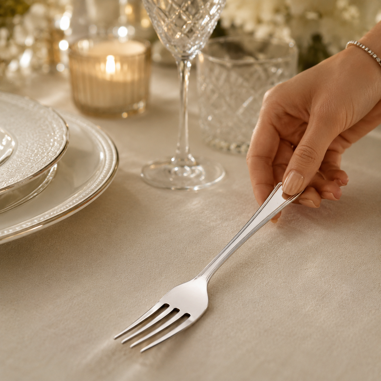 Dainty Sterling Silver Fork