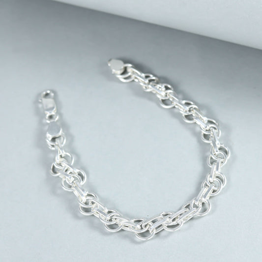 Ravish Ethereal Silver Bracelet For Him