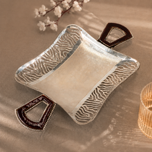 Designer Square Silver Tray