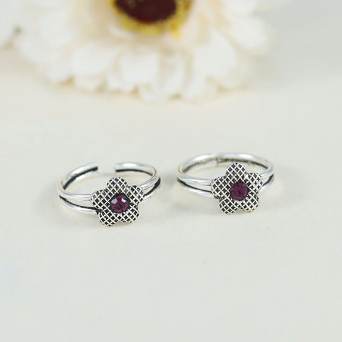Nishta Silver Toe Rings