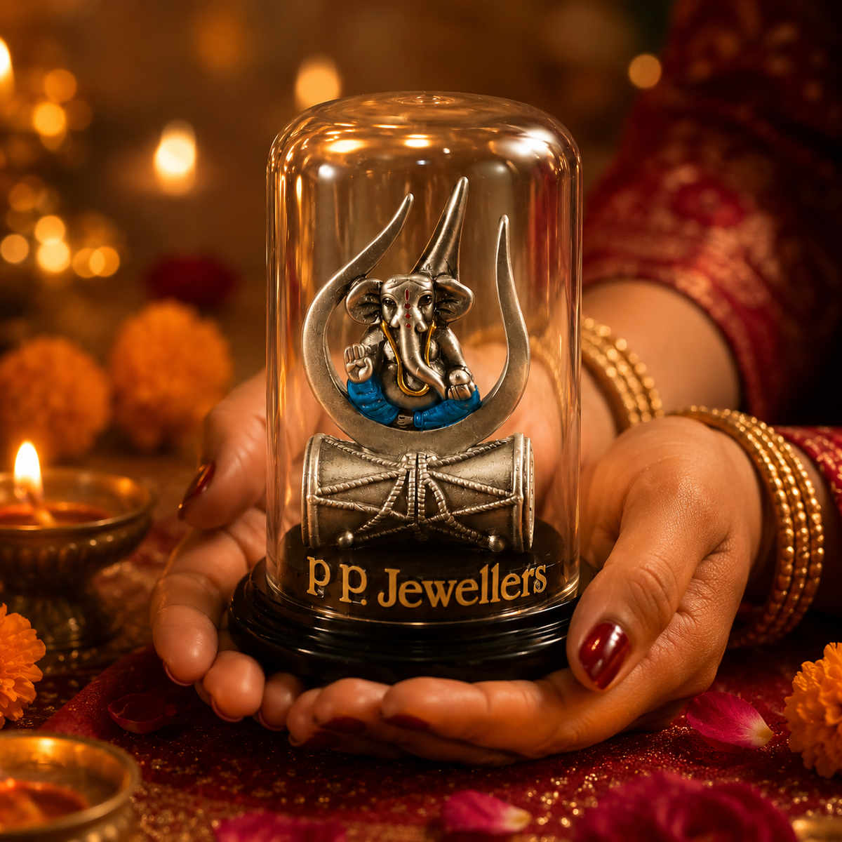 Sangeet Vinayak Silver Idol