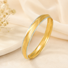Advik Royal Dual-Tone Gold Kada For Him