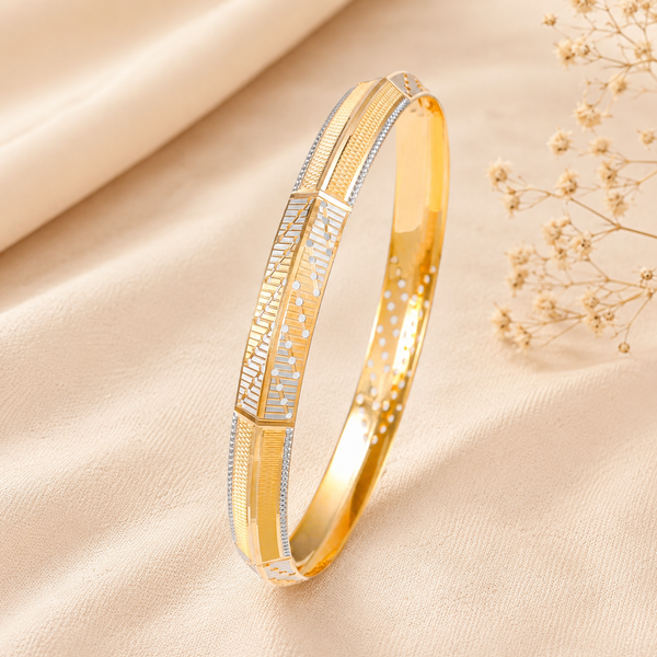 Atharv Heritage Link Gold Kada For Him