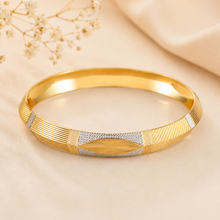 Swarn Virasat Dual-Tone Gold Kada For Him